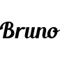Preview: Bruno - Schriftzug aus Birke-Sperrholz