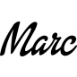 Preview: Marc - Schriftzug aus Birke-Sperrholz