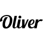 Preview: Oliver - Schriftzug aus Buchenholz