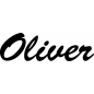 Preview: Oliver - Schriftzug aus Buchenholz