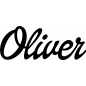 Preview: Oliver - Schriftzug aus Buchenholz