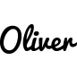 Preview: Oliver - Schriftzug aus Buchenholz