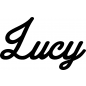 Preview: Lucy - Schriftzug aus Birke-Sperrholz