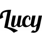 Preview: Lucy - Schriftzug aus Birke-Sperrholz