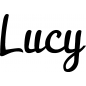 Preview: Lucy - Schriftzug aus Birke-Sperrholz