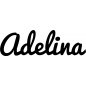 Preview: Adelina - Schriftzug aus Buchenholz