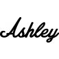 Preview: Ashley - Schriftzug aus Buchenholz