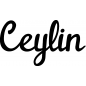 Preview: Ceylin - Schriftzug aus Buchenholz