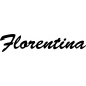 Preview: Florentina - Schriftzug aus Buchenholz