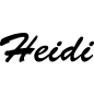 Preview: Heidi - Schriftzug aus Buchenholz