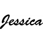 Preview: Jessica - Schriftzug aus Buchenholz