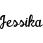 Preview: Jessika - Schriftzug aus Buchenholz