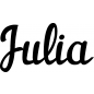 Preview: Julia - Schriftzug aus Buchenholz