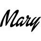 Preview: Mary - Schriftzug aus Buchenholz