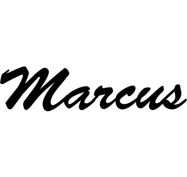 Marcus - Schriftzug aus Birke-Sperrholz