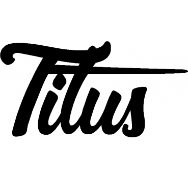 Titus - Schriftzug aus Birke-Sperrholz