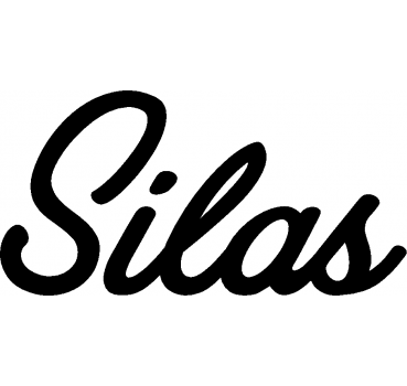 Silas - Schriftzug aus Buchenholz