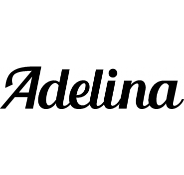 Adelina - Schriftzug aus Buchenholz