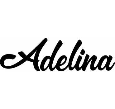 Adelina - Schriftzug aus Buchenholz