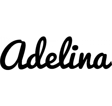 Adelina - Schriftzug aus Buchenholz