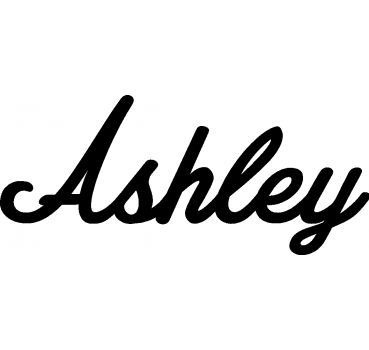 Ashley - Schriftzug aus Buchenholz