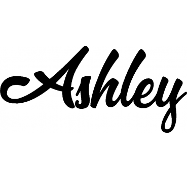 Ashley - Schriftzug aus Buchenholz