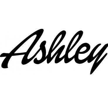 Ashley - Schriftzug aus Buchenholz