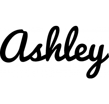 Ashley - Schriftzug aus Buchenholz