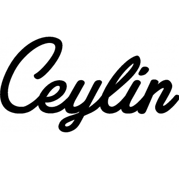 Ceylin - Schriftzug aus Buchenholz