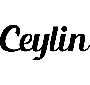 Ceylin - Schriftzug aus Buchenholz