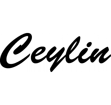 Ceylin - Schriftzug aus Buchenholz