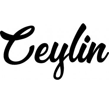 Ceylin - Schriftzug aus Buchenholz