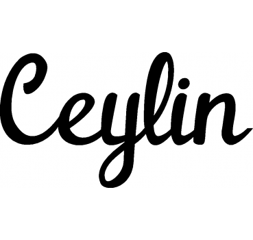 Ceylin - Schriftzug aus Buchenholz