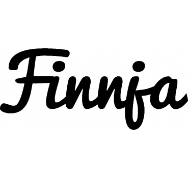 Finnja - Schriftzug aus Buchenholz