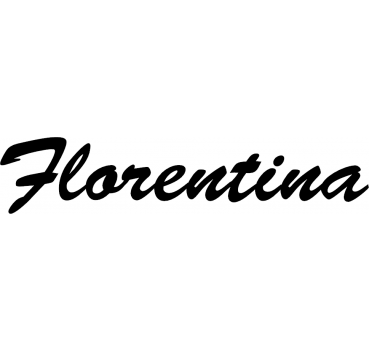 Florentina - Schriftzug aus Buchenholz