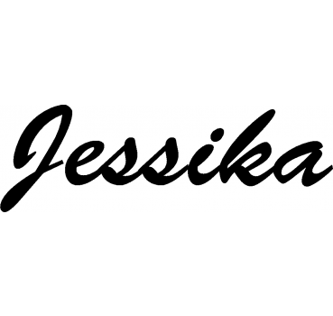 Jessika - Schriftzug aus Buchenholz