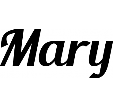 Mary - Schriftzug aus Buchenholz