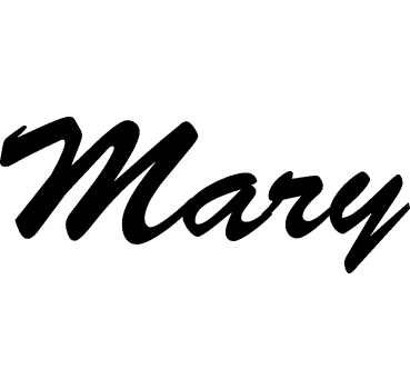 Mary - Schriftzug aus Buchenholz