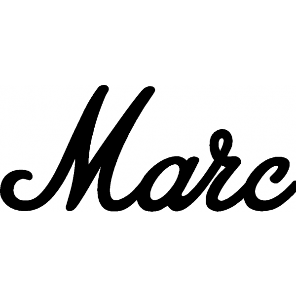 Marc - Schriftzug aus Birke-Sperrholz