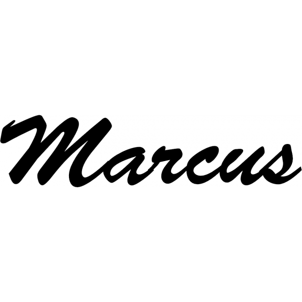 Marcus - Schriftzug aus Birke-Sperrholz