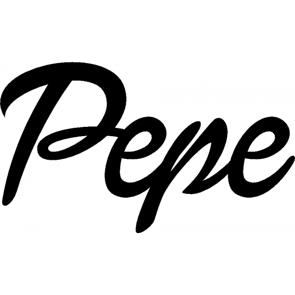 Pepe - Schriftzug aus Birke-Sperrholz | Casa Hardy Holzdesign