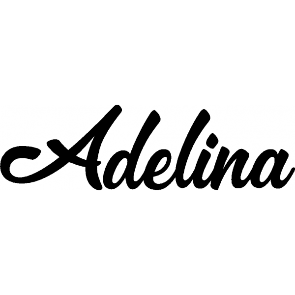 Adelina - Schriftzug aus Buchenholz