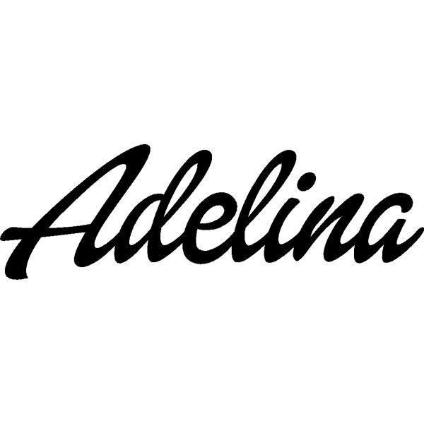 Adelina - Schriftzug aus Buchenholz