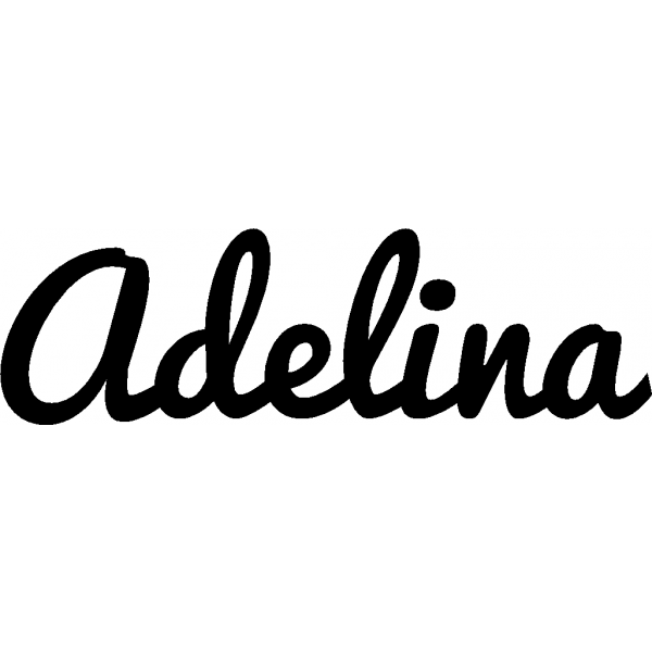 Adelina - Schriftzug aus Buchenholz