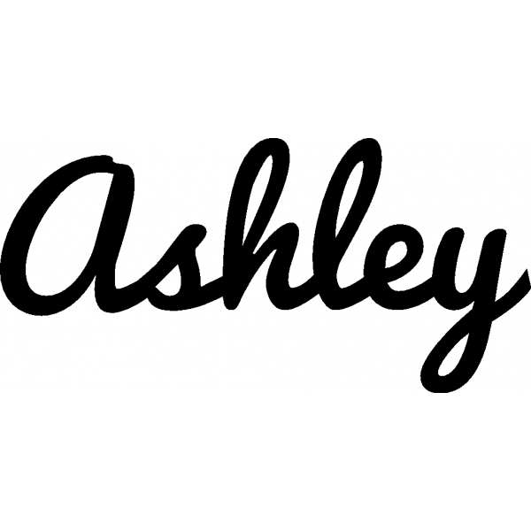 Ashley - Schriftzug aus Buchenholz