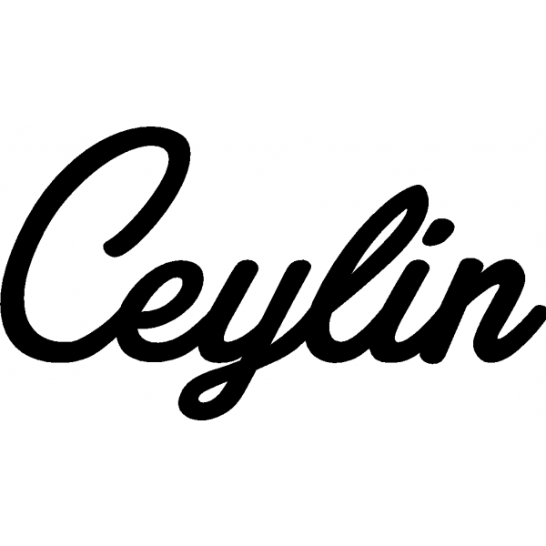 Ceylin - Schriftzug aus Buchenholz