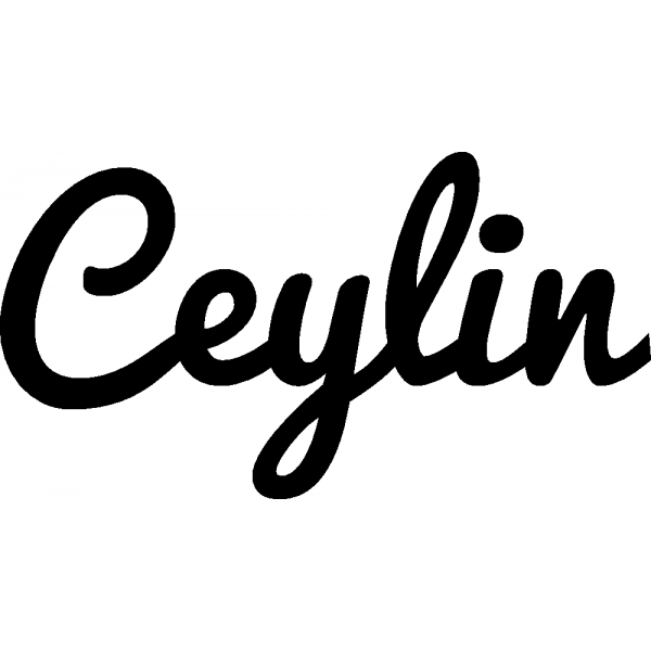 Ceylin - Schriftzug aus Buchenholz