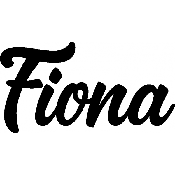 Fiona - Schriftzug aus Buchenholz