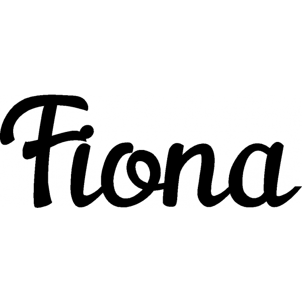 Fiona - Schriftzug aus Buchenholz